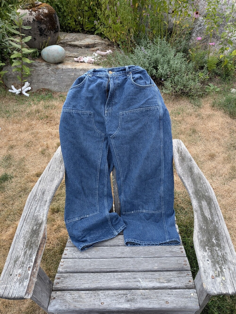 Rudy Jude Big Baby Pants in Tumbled Indigo Denim, size Medium
